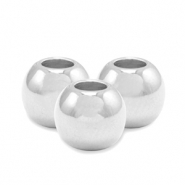 Metaal kralen DQ 6mm Antiek zilver (nikkelvrij)