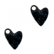 Bedels Plexx hart shimmery Black