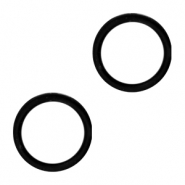 Elastiek eindjes Black