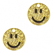 Bedels Plexx smiley Gold glitter