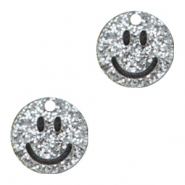Bedels Plexx smiley Silver glitter