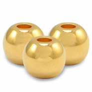 Metaal kralen DQ 5mm Goud (nikkelvrij)