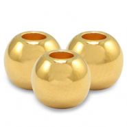Metaal kralen DQ 4mm Goud (nikkelvrij)