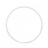 Metaal onderdelen DQ dichte ring 25mm Antiek zilver (nikkelvrij)