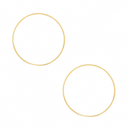 Metaal onderdelen DQ dichte ring 10mm Goud (nikkelvrij)