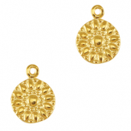 Metaal bedels DQ flower Goud (nikkelvrij)