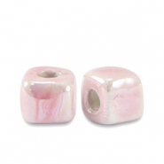 Grieks keramiek DQ cubes 5mm Blossom pink