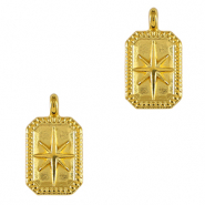 Metaal bedels DQ star Goud (nikkelvrij)