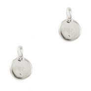 Metaal bedels DQ irregular Antiek zilver (nikkelvrij)