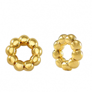 Metaal kralen DQ spacer Bali ring 11mm Goud (nikkelvrij)