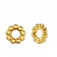 Metaal kralen DQ spacer Bali ring 9mm Goud (nikkelvrij)
