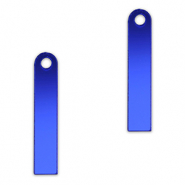 Statement hangers bar Metallic royal blue