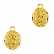 Metaal bedels DQ rose Goud (nikkelvrij)