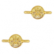 Metaal bedels DQ connector Goud (nikkelvrij)