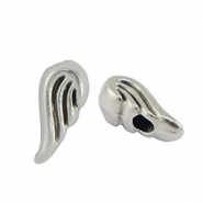 Metaal kralen DQ angel wings Antiek zilver (nikkelvrij)