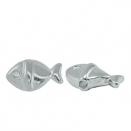 Metaal kralen DQ fish Antiek zilver (nikkelvrij)