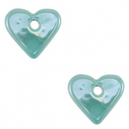 Grieks keramiek DQ heart Turquoise
