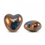 Grieks keramiek DQ heart Blue-bronze