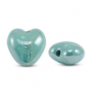 Grieks keramiek DQ heart Turquoise