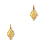 Metaal bedels DQ drop Goud (Nikkelvrij)