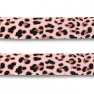 Bandana leopard Light pink-pink-black