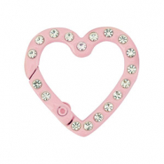 Gekleurde onderdelen voor sleutelhanger heart Pink