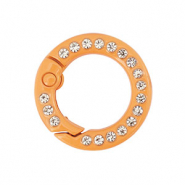 Gekleurde onderdelen voor sleutelhanger ring Orange