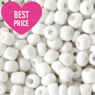 Rocailles 6/0 (4mm) White