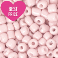 Rocailles 6/0 (4mm) Dusty pink