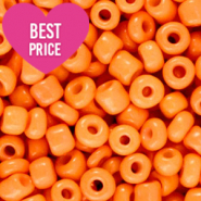 Rocailles 6/0 (4mm) Festive orange