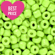 Rocailles 8/0 (3mm) Apple green