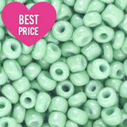 Rocailles 8/0 (3mm) Spring bud green