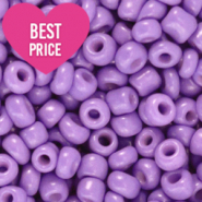 Rocailles 8/0 (3mm) Deep lavender purple