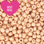 Rocailles 8/0 (3mm) Nude peach