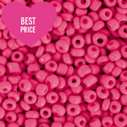 Rocailles 8/0 (3mm) Tulip pink