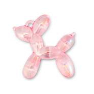 Statement hangers balloon dog Pink-AB coating