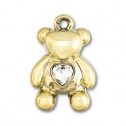 Statement hangers bear with heart Gold