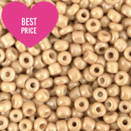 Rocailles 12/0 (2mm) Chamois beige