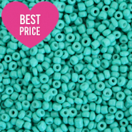 Rocailles 12/0 (2mm) Viridian green
