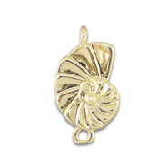 Brass TQ metaal tussenstuk snail Gold