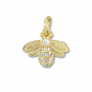 Brass TQ metaal bedels bee Gold