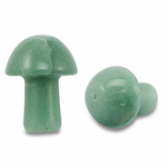 Hangers van natuursteen aventurijn kwarts mushroom Green