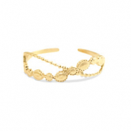 Ringen van Stainless steel Roestvrij staal (RVS) Goud