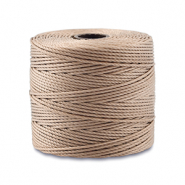 Nylon S-Lon rijgdraad 0.5mm Light brown
