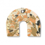 hangers van polymeer arch Brown-pink-white-gold