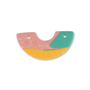 hangers van polymeer arch Green-pink-ochre yellow