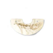 hangers van polymeer arch Off white-beige-gold