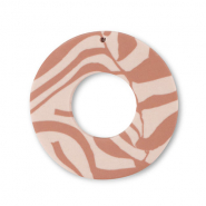 hangers van polymeer round Light peach pink-light brown