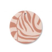 hangers van polymeer round Light peach pink-light brown