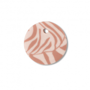 hangers van polymeer round Light peach pink-light brown